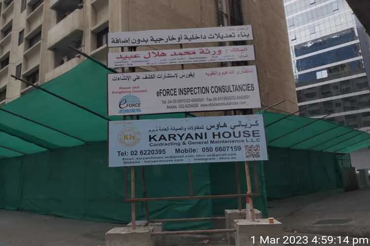 Structure Repair in Madinat Al Riyad – Abu Dhabi